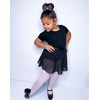 image:imageStelle Girls Ballet Leotards Toddler Dance Combo with Skirt and Tights  Crew neck Removable ballet skirt Durable footed tights Fully lined front High elasticity amp durable Breathable4black Shiny Skirt