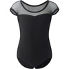 Black (Mesh Cap Sleeves)