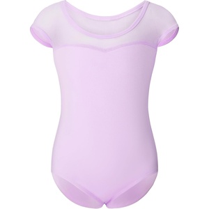 image:imageStelle Girls Ballet Leotards Cotton Mesh Cap Sleeve for Dance Class  Breathable cotton Mesh shoulders Inner lining Ballet Dance Gymnastics Toddler Little Big Kids Performance BallerinaLavender Mesh Cap Sleeves