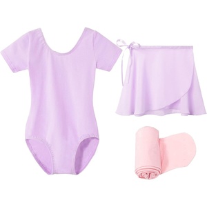 image:imageStelle Girls Ballet Leotards Toddler Dance Combo with Skirt and Tights  Crew neck Removable ballet skirt Durable footed tights Fully lined front High elasticity amp durable Breathable1purple