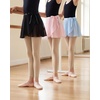 image:imageStelle Footless Dance Tights for Girls Ballet Kids Toddler 2T15Y  Multiple Colors No Feet High Waist Stretch Opaque Coverage Soft Stockings Teen amp Youth Pantyhose Ballerina Gymnastics2 Pairs Light Tan