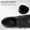 image:imageStelle Tap Shoe for Women Lace Up PU Dance Shoes  Premium tap platesCushioned insoleFlexible outsoleSecure laceupNonslip gripPractice performanceBlack