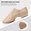 image:imageStelle Womens Jazz Shoes PU Leather Slip On Dance Shoes  Vegan leather Breathable material Split sole Stretch arch support Nonslip EVA outsole Flexible fitAtan