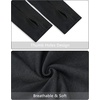 image:imageStelle Womens Seamless Long Sleeve Workout Tops Compression Athletic Shirts  Seamless construction Moisturewicking fabric Fourway stretch Breathable Soft Thumbholes Fitness Active performanceBlack
