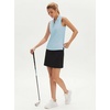 image:imageStelle Womens Sleeveless Ruffle Golf Polo Shirt UPF 50 Quick Dry Tank Tops  Moisture wicking Fourway stretch Wrinkle resistant Golf Tennis Pickleball Lightweight performanceLight Blue