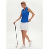 image:imageStelle Womens Sleeveless Ruffle Golf Polo Shirt UPF 50 Quick Dry Tank Tops  Moisture wicking Fourway stretch Wrinkle resistant Golf Tennis Pickleball Lightweight performanceSapphire