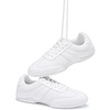 image:imageStelle Cheer Shoes Women Cheerleading Dance Sneakers  Leather and Breathable Knit Mesh Upper Lightweight Athletic Shoes for Cheer Competition Training and PracticeWhite