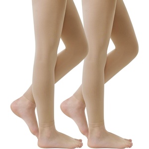 image:imageStelle Footless Dance Tights for Girls Ballet Kids Toddler 2T15Y  Multiple Colors No Feet High Waist Stretch Opaque Coverage Soft Stockings Teen amp Youth Pantyhose Ballerina Gymnastics2 Pairs Light Tan