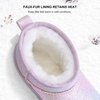 image:imageStelle Kids Snow Boots Girls Boys Winter Ankle Boots  Faux Fur LinedFaux Suede UpperPullOnTPR OutsoleCozyLightweightComfortableOutdoorWarmToddlerLittle Big KidDream Frost