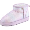 image:imageStelle Kids Snow Boots Girls Boys Winter Ankle Boots  Faux Fur LinedFaux Suede UpperPullOnTPR OutsoleCozyLightweightComfortableOutdoorWarmToddlerLittle Big KidDream Frost