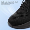 image:imageStelle Girls Tennis Shoes with SlipOn Kids Running Shoes  Athletic Sneakers Non Slip Lightweight Breathable Walking Sport Shoes for LittleBig KidBlack