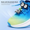 image:imageStelle Girls Tennis Shoes with SlipOn Kids Running Shoes  Athletic Sneakers Non Slip Lightweight Breathable Walking Sport Shoes for LittleBig KidLume Lagoon