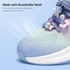 image:imageStelle Girls Tennis Shoes with SlipOn Kids Running Shoes  Athletic Sneakers Non Slip Lightweight Breathable Walking Sport Shoes for LittleBig KidOcean Ombre
