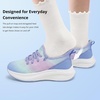 image:imageStelle Girls Tennis Shoes with SlipOn Kids Running Shoes  Athletic Sneakers Non Slip Lightweight Breathable Walking Sport Shoes for LittleBig KidOcean Ombre
