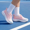 image:imageStelle Girls Tennis Shoes with SlipOn Kids Running Shoes  Athletic Sneakers Non Slip Lightweight Breathable Walking Sport Shoes for LittleBig KidRainbow Blue