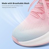 image:imageStelle Girls Tennis Shoes with SlipOn Kids Running Shoes  Athletic Sneakers Non Slip Lightweight Breathable Walking Sport Shoes for LittleBig KidRainbow Blue