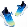 image:imageStelle Girls Tennis Shoes with SlipOn Kids Running Shoes  Athletic Sneakers Non Slip Lightweight Breathable Walking Sport Shoes for LittleBig KidLume Lagoon
