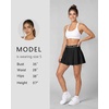 image:imageStelle Women High Waisted Tennis Skirt with Pockets Golf Athletic Skorts  Athletic Skirt High Waisted Logo Waistband ALine Fit BuiltIn Shorts Dual Pockets Breathable Pickleball RunningBlack