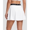 image:imageStelle Women High Waisted Tennis Skirt with Pockets Golf Athletic Skorts  Athletic Skirt High Waisted Logo Waistband ALine Fit BuiltIn Shorts Dual Pockets Breathable Pickleball RunningWhite