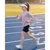 image:imageStelle Athletic Shirts for Girls Short Sleeve Soccer Active Tshirts Kids  Moisturewicking Quick Dry Breathable Lightweight Running Tennis Training Sports Crewneck Top Summer TeeLight Purple