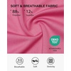 image:imageStelle Athletic Shirts for Girls Short Sleeve Soccer Active Tshirts Kids  Moisturewicking Quick Dry Breathable Lightweight Running Tennis Training Sports Crewneck Top Summer TeeWatermelon