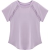 image:imageStelle Athletic Shirts for Girls Short Sleeve Soccer Active Tshirts Kids  Moisturewicking Quick Dry Breathable Lightweight Running Tennis Training Sports Crewneck Top Summer TeeLight Purple