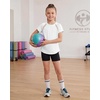 image:imageStelle Athletic Shirts for Girls Short Sleeve Soccer Active Tshirts Kids  Moisturewicking Quick Dry Breathable Lightweight Running Tennis Training Sports Crewneck Top Summer TeeWhite