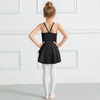 image:imageStelle Toddler Ballet Outfit for Girls Sleeveless Gymnastics Dance Leotard  Camisole Leotards for Girls with Skirt Spaghetti Strap Soft Stretch Fabric Dance Studio Gymnastics Outdoor Daily WearStyle 1black