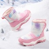 image:imageStelle Toddler Snow Boots Girls Lightweight Warm Winter Shoes  Boys Outdoor Sport Cold Weather Water Repellent Soft Faux Fur Lined Non Slip Mid Calf Hook and Loop Little amp Big KidsTie Dye Marshmallow