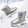 image:imageStelle Toddler Snow Boots Girls Lightweight Warm Winter Shoes  Boys Outdoor Sport Cold Weather Water Repellent Soft Faux Fur Lined Non Slip Mid Calf Hook and Loop Little amp Big KidsGrey