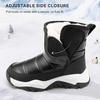 image:imageStelle Toddler Snow Boots Girls Lightweight Warm Winter Shoes  Boys Outdoor Sport Cold Weather Water Repellent Soft Faux Fur Lined Non Slip Mid Calf Hook and Loop Little amp Big KidsBlack