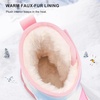 image:imageStelle Toddler Snow Boots Girls Lightweight Warm Winter Shoes  Boys Outdoor Sport Cold Weather Water Repellent Soft Faux Fur Lined Non Slip Mid Calf Hook and Loop Little amp Big KidsTie Dye Marshmallow