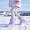 image:imageStelle Toddler Snow Boots Girls Lightweight Warm Winter Shoes  Boys Outdoor Sport Cold Weather Water Repellent Soft Faux Fur Lined Non Slip Mid Calf Hook and Loop Little amp Big KidsLavender