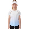 image:imageStelle Athletic Shirts for Girls Short Sleeve Soccer Active Tshirts Kids  Moisturewicking Quick Dry Breathable Lightweight Running Tennis Training Sports Crewneck Top Summer TeeLight Blue08