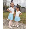 image:imageStelle Ballet Skirts for Girls Toddler Dance Skirt Kids Ballet Wrap Skirts  Girls ballet skirt Adjustable tiePull on waist Flowing movement Ballet Skirts for girls Dance Studio Performance01blue Pull On
