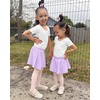 image:imageStelle Ballet Skirts for Girls Toddler Dance Skirt Kids Ballet Wrap Skirts  Girls ballet skirt Adjustable tiePull on waist Flowing movement Ballet Skirts for girls Dance Studio Performance01lavender Pull On