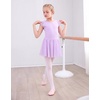 image:imageStelle Ballet Leotards for Girls Dance Leotard with Skirt Kids Dance Dress  Ballet Dress for Toddler Girls Ruffle Sleeve Chiffon Skirt Dance Costume for Performances Birthday Party Daily Wear2lavender