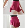 image:imageStelle Ballet Skirt Women Dance Wrap PullOn Skirts for Adult  Bullet pointe skirt Pull on Waist Beautiful movement Ballet Skirt Women Dance Figure Skating Gymnastics RehearsalBurgundy