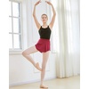 image:imageStelle Ballet Skirt Women Dance Wrap PullOn Skirts for Adult  Bullet pointe skirt Pull on Waist Beautiful movement Ballet Skirt Women Dance Figure Skating Gymnastics RehearsalBurgundy