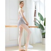 image:imageStelle Ballet Skirt Women Dance Wrap PullOn Skirts for Adult  Bullet pointe skirt Pull on Waist Beautiful movement Ballet Skirt Women Dance Figure Skating Gymnastics RehearsalGrey