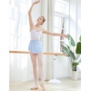 image:imageStelle Ballet Skirt Women Dance Wrap PullOn Skirts for Adult  Bullet pointe skirt Pull on Waist Beautiful movement Ballet Skirt Women Dance Figure Skating Gymnastics RehearsalLight Blue