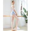 image:imageStelle Ballet Skirt Women Dance Wrap PullOn Skirts for Adult  Bullet pointe skirt Pull on Waist Beautiful movement Ballet Skirt Women Dance Figure Skating Gymnastics RehearsalLight Blue