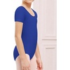 image:imageStelle Girls Cotton Ballet Dance Leotard with Bow Back for Dance Class  Cotton Soft stretch fabric Breathable Comfort fit Leotard for girls Toddler Ballet class Gymnastics Dance recitalBlue