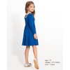 image:imageStelle Girls Cotton Long Sleeve Dress Twirl Skater Dress 312Y  Criss Cross BackA LineCrew NeckCotton Dress for Tie Dye School Dance Casual Birthday Christmas Easter Spring Fall WinterBlue