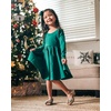 image:imageStelle Girls Cotton Long Sleeve Dress Twirl Skater Dress 312Y  Criss Cross BackA LineCrew NeckCotton Dress for Tie Dye School Dance Casual Birthday Christmas Easter Spring Fall WinterGreen
