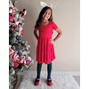 image:imageStelle Girls Cotton Long Sleeve Dress Twirl Skater Dress 312Y  Criss Cross BackA LineCrew NeckCotton Dress for Tie Dye School Dance Casual Birthday Christmas Easter Spring Fall WinterRed