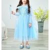image:imageStelle Girls Dress Shoes Glitter Princess Low Heels for Party Wedding Prom  Shiny glitter finish Bowknot charms 1 inch Low Heel Cushioned comfort Dressup Special occasions Comfortable fitT13elsa Blue Glitter