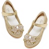 image:imageStelle Girls Dress Shoes Glitter Princess Low Heels for Party Wedding Prom  Shiny glitter finish Bowknot charms 1 inch Low Heel Cushioned comfort Dressup Special occasions Comfortable fitT16gold Glitter