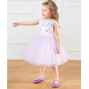 image:imageStelle Girls Dress Shoes Glitter Princess Low Heels for Party Wedding Prom  Shiny glitter finish Bowknot charms 1 inch Low Heel Cushioned comfort Dressup Special occasions Comfortable fitT13purple Glitter