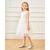 image:imageStelle Girls Dress Shoes with Jeweled Strap for Wedding Flower Girl Party  Sparkling jewel strap Cushioned comfort Hookandloop closure School Dress occasions Patent finish Glitter finishSilver